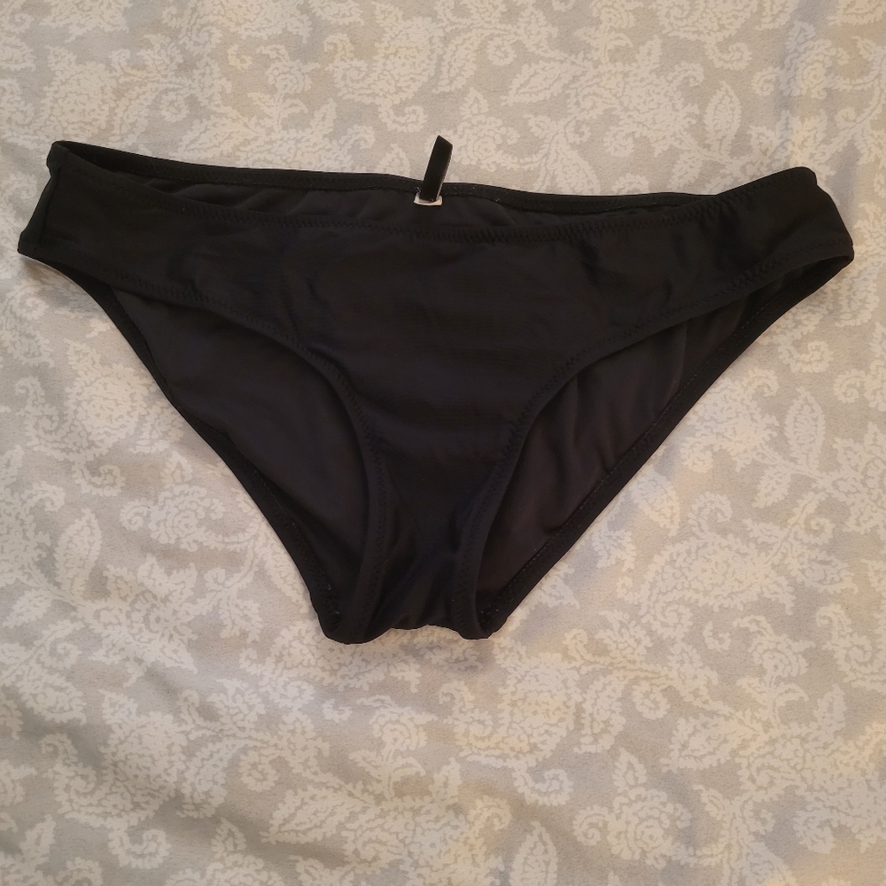 J Crew Women's Black Bikini Bottom